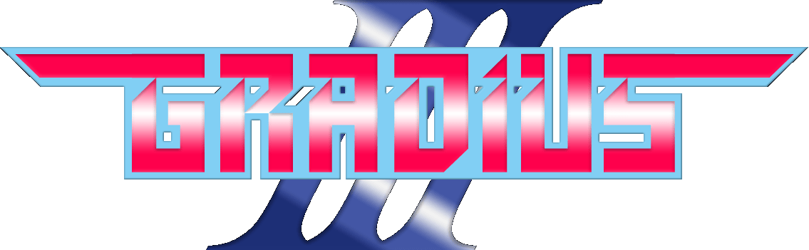 Gradius III logo for Super Nintendo